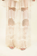 Load image into Gallery viewer, Edwardian Lace Tiered Wedding Gown
