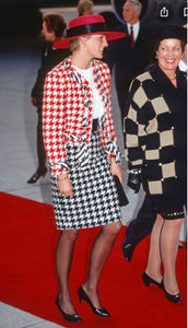 Moschino Houndstooth Skirt Suit