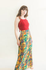 Load image into Gallery viewer, Crochet &amp; Floral Halter Dress
