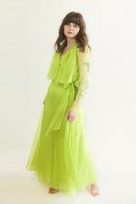 Load image into Gallery viewer, Miss Elliette Chartreause Pants Set
