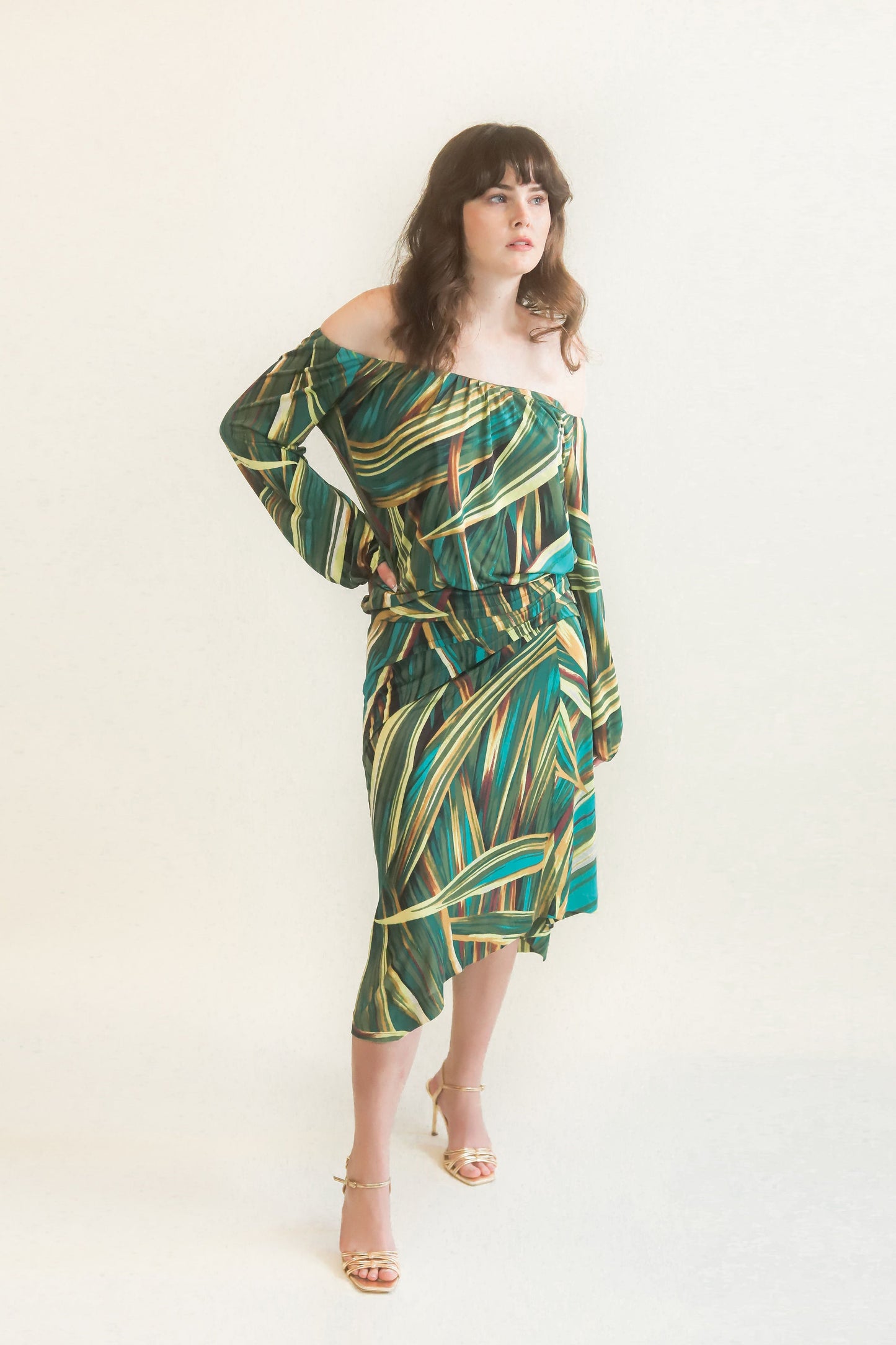 Kenzo Jersey Jungle Print Skirt Set