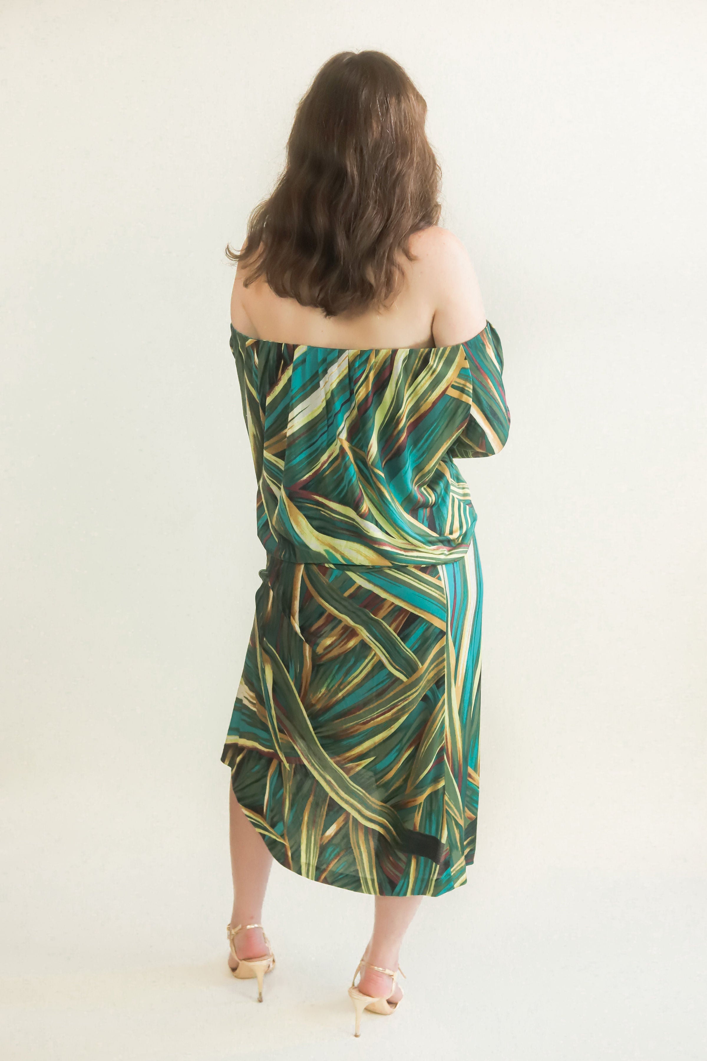 Kenzo Jersey Jungle Print Skirt Set