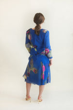 Load image into Gallery viewer, Hanae Mori Silk Butterfly Print Dress
