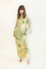 Load image into Gallery viewer, Alfred Shaheen 1960&#39;s Tassel Sleeve Dress
