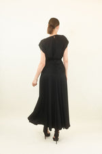 Load image into Gallery viewer, Loris Azzaro 70&#39;s Jersey Crystal Gown
