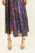 Load image into Gallery viewer, Galanos Brocade Metallic Skirt Set W/ Belt
