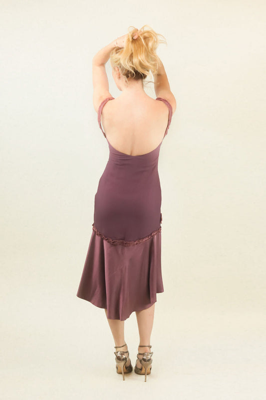 Carlos Miele Plum Cocktail Dress - The Kit Vintage