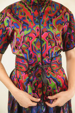 Load image into Gallery viewer, Galanos Brocade Metallic Skirt Set W/ Belt
