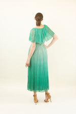 Load image into Gallery viewer, Richilene Silk Metallic Ombre Dress
